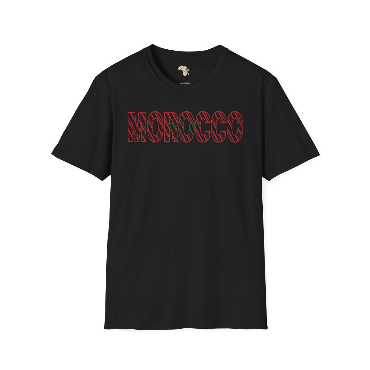 Morocco text unisex softstyle tee Funky African