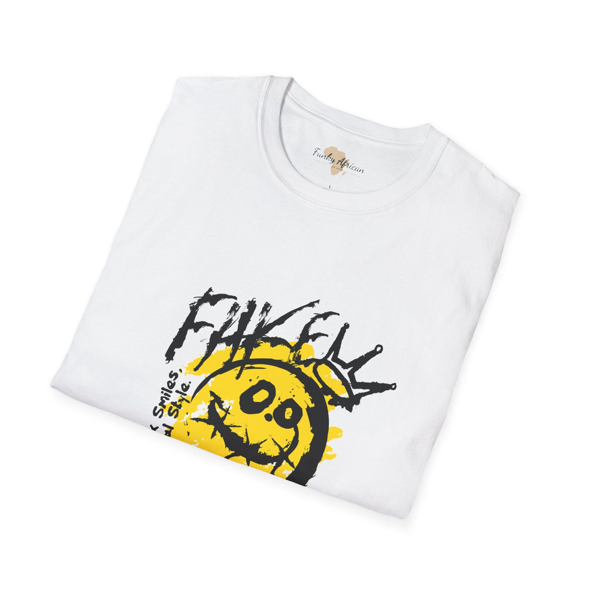 Fake smile unisex tee Funky African