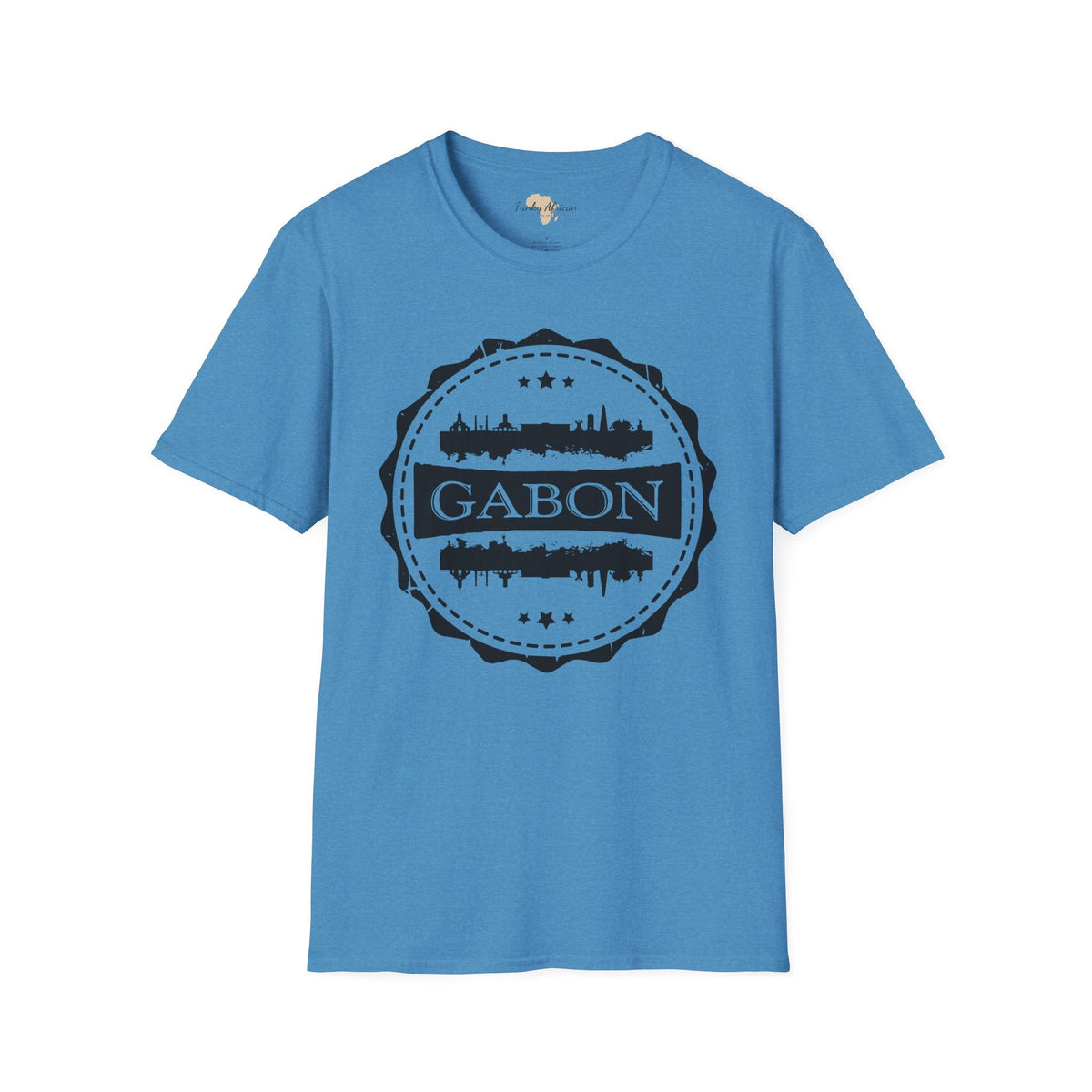 Gabon Stamp unisex tee Funky African