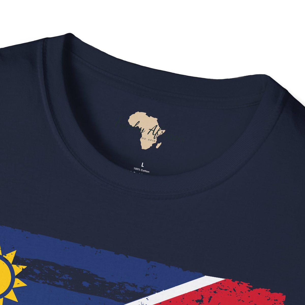Namibia strip unisex softstyle tee Funky African