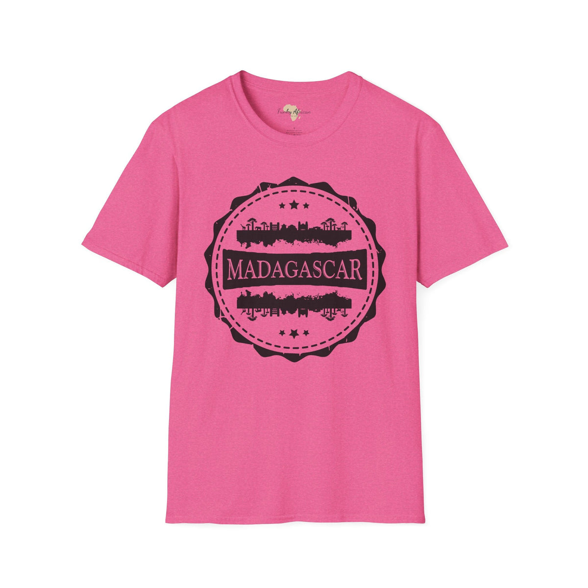 Madagascar Stamp unisex tee Funky African