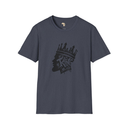 African King graffiti unisex softstyle tee