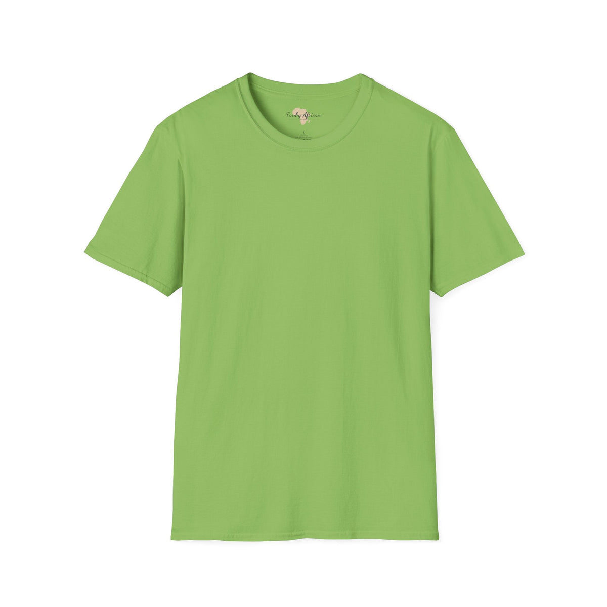Blank unisex softstyle tee Funky African
