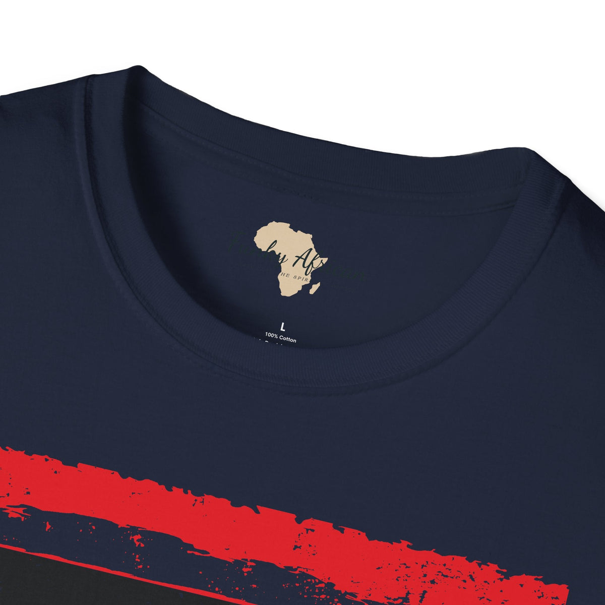 Libya strip unisex softstyle tee Funky African