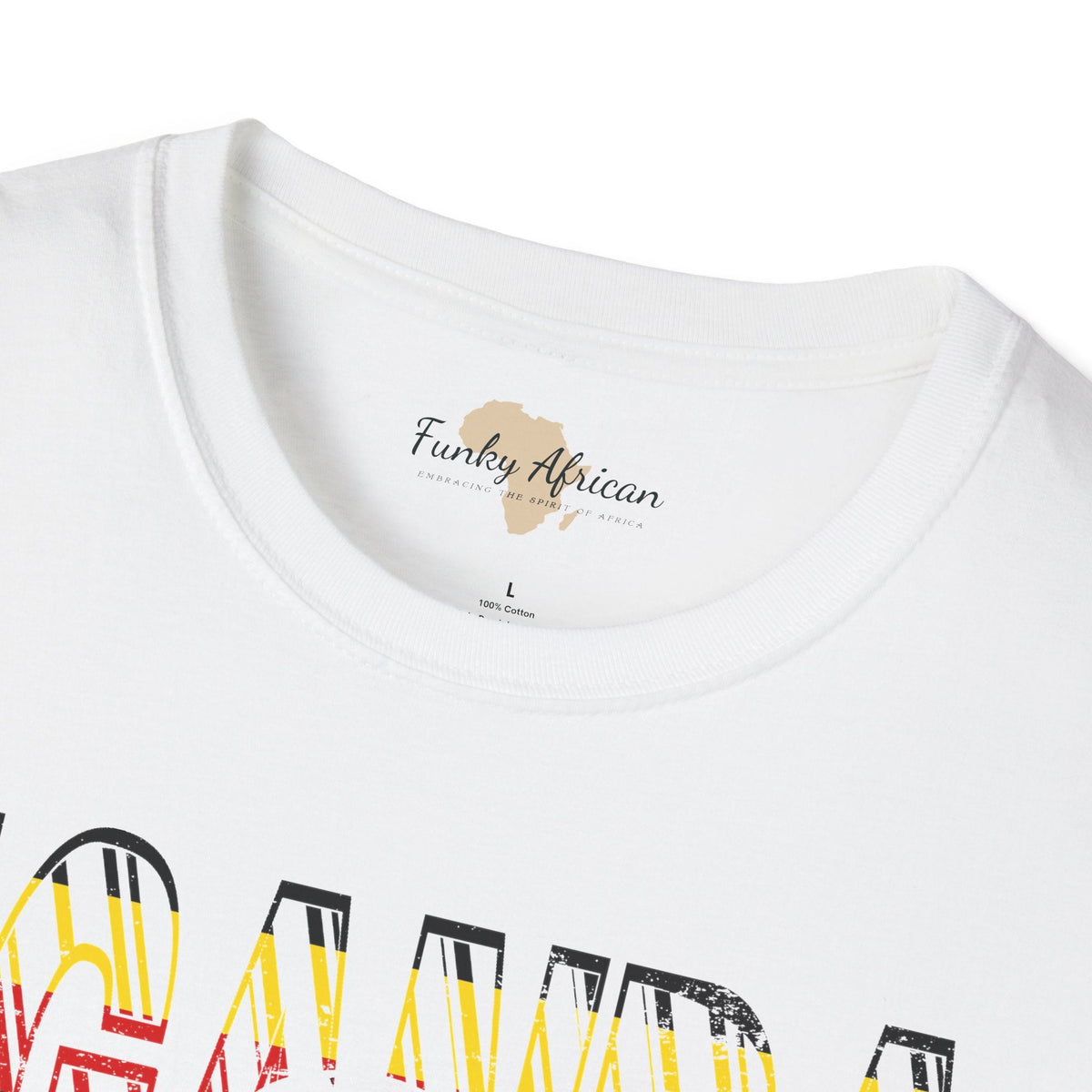 Uganda text unisex softstyle tee Funky African