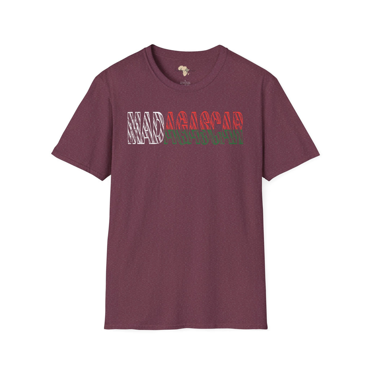 Madagascar text unisex softstyle tee Funky African