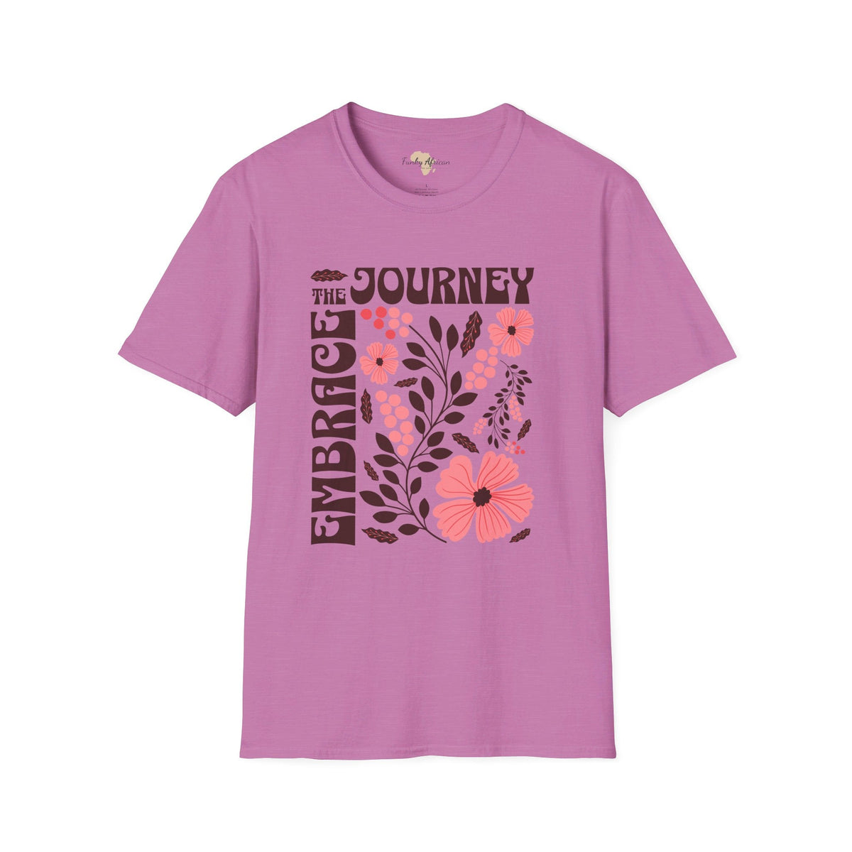Embrace the journey unisex softstyle tee Funky African