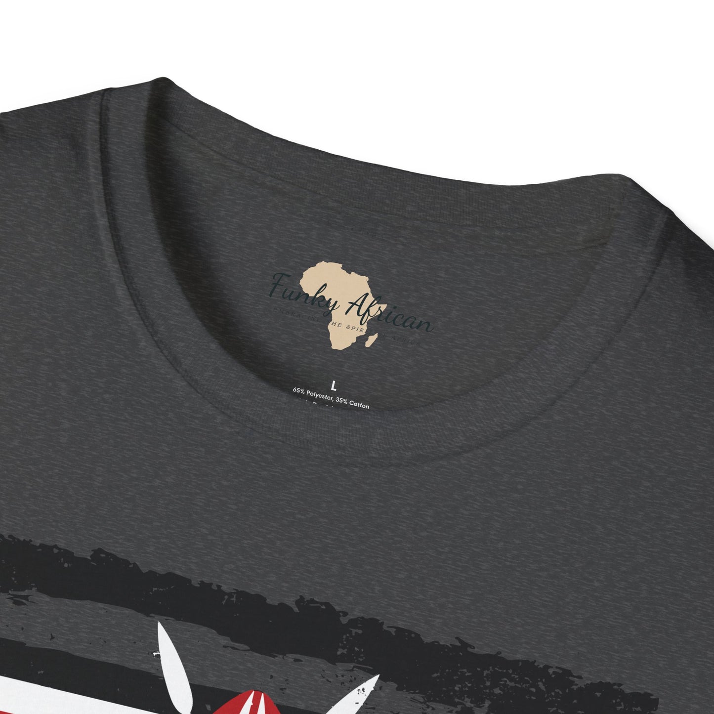 Kenya strip unisex softstyle tee