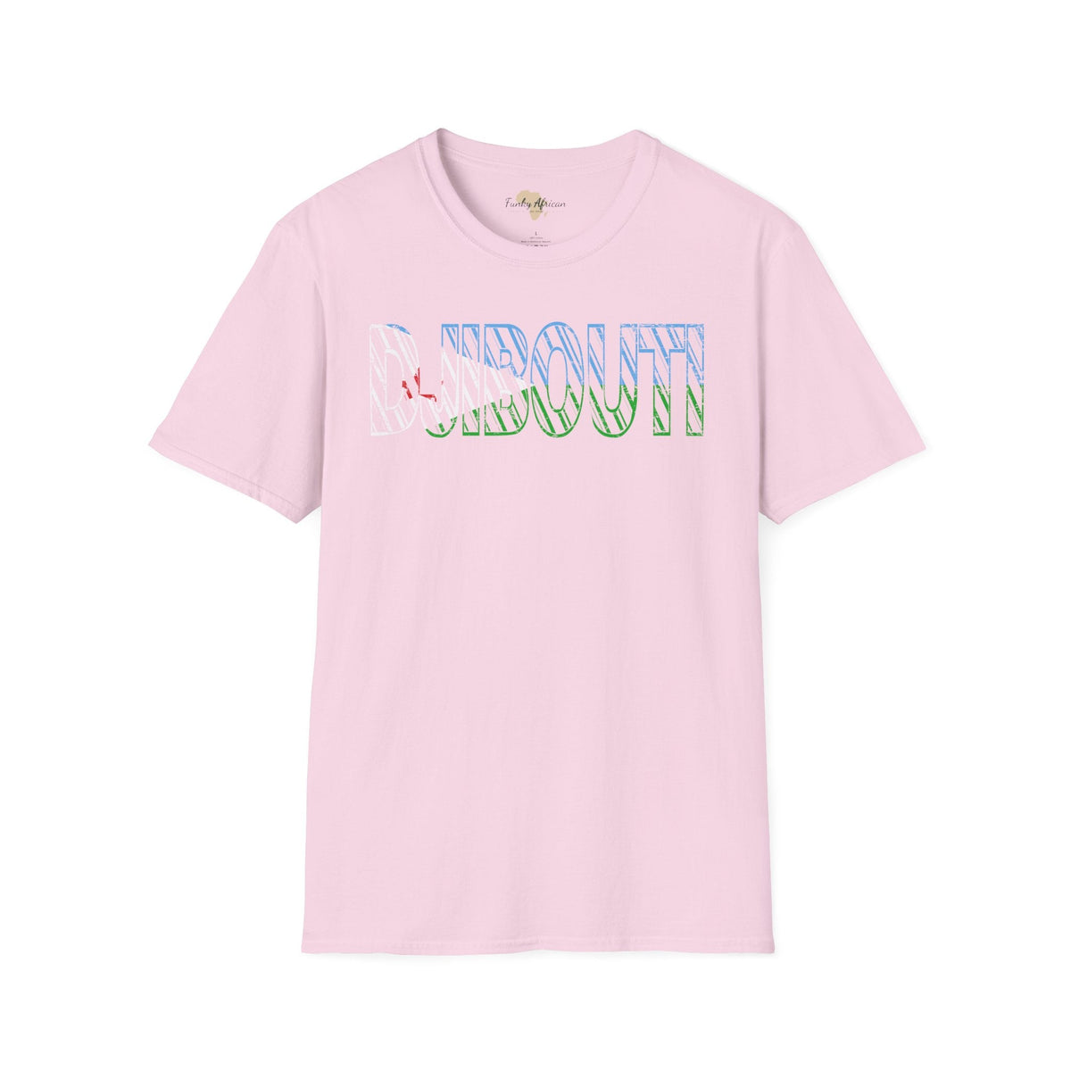 Djibouti text unisex softstyle tee Funky African