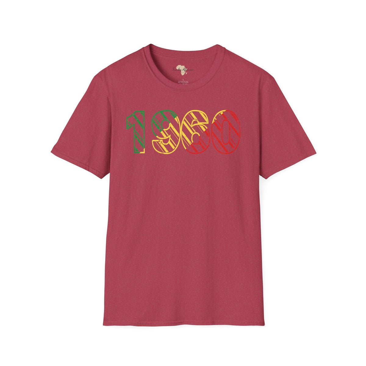 Republic of the Congo text unisex softstyle tee Funky African