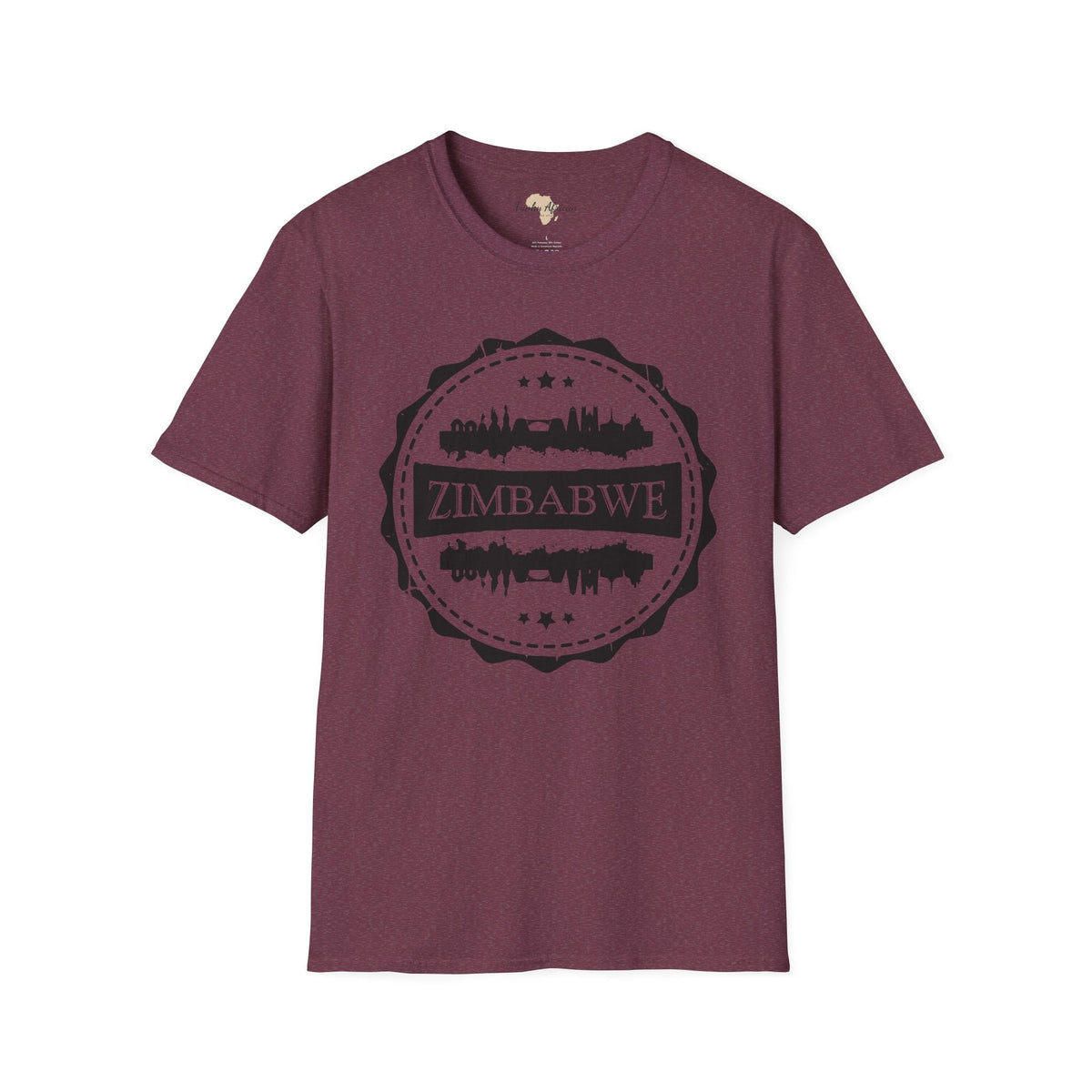 Zimbabwe Stamp unisex tee Printify