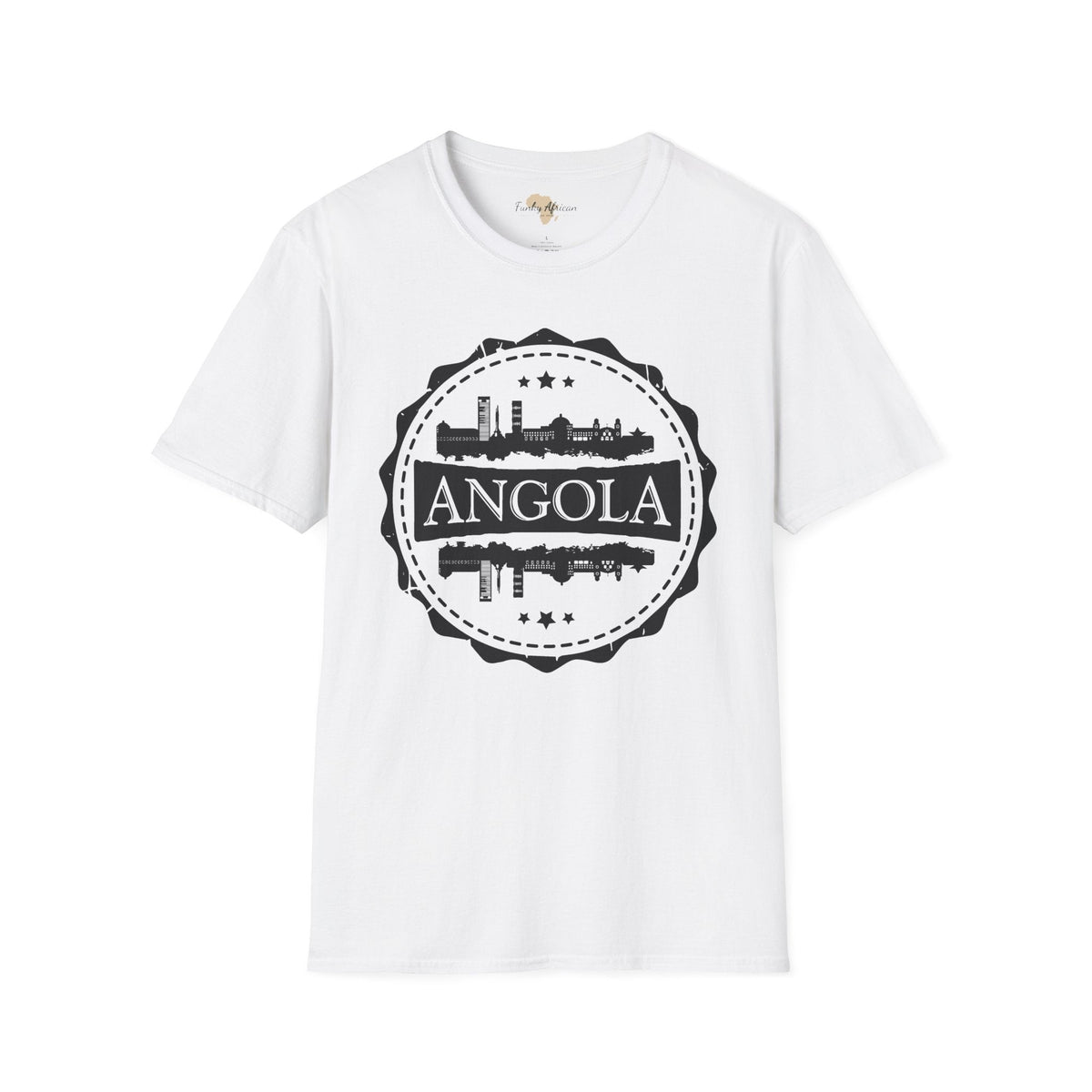 Angola Stamp unisex tee Funky African