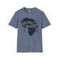 African map graffiti unisex softstyle tee