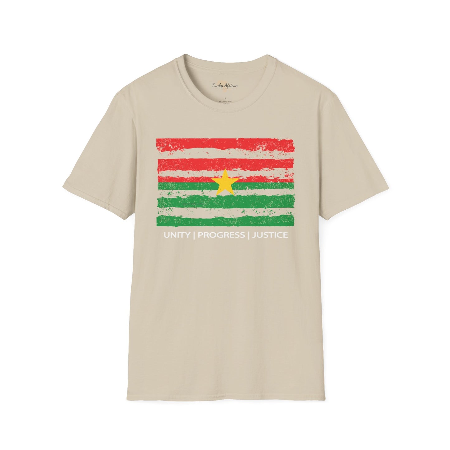 Burkina Faso strip unisex softstyle tee
