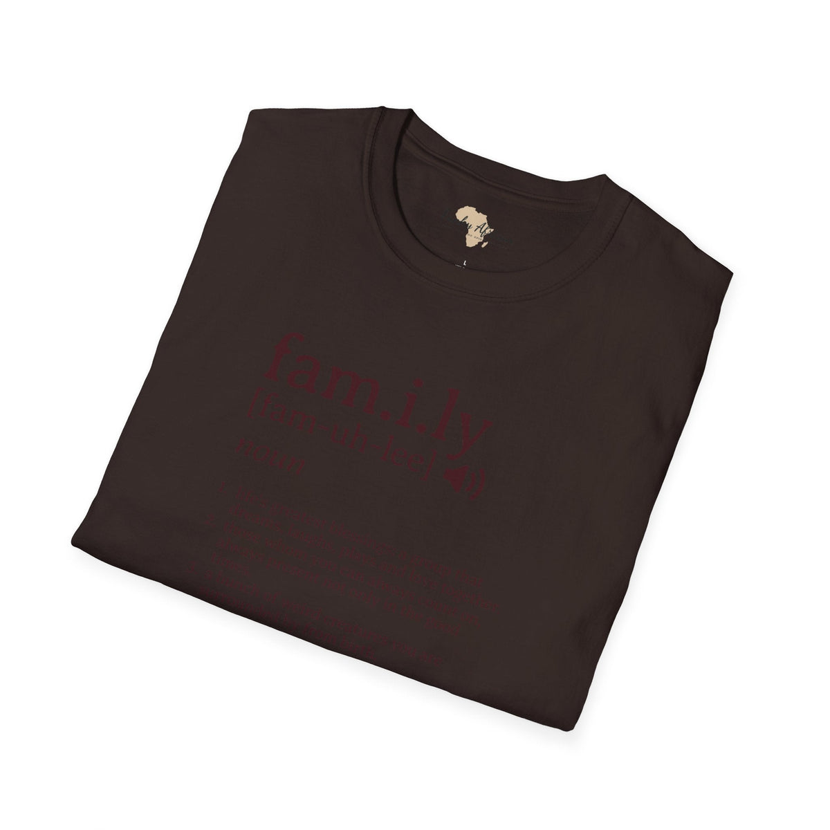 Family unisex softstyle tee Funky African