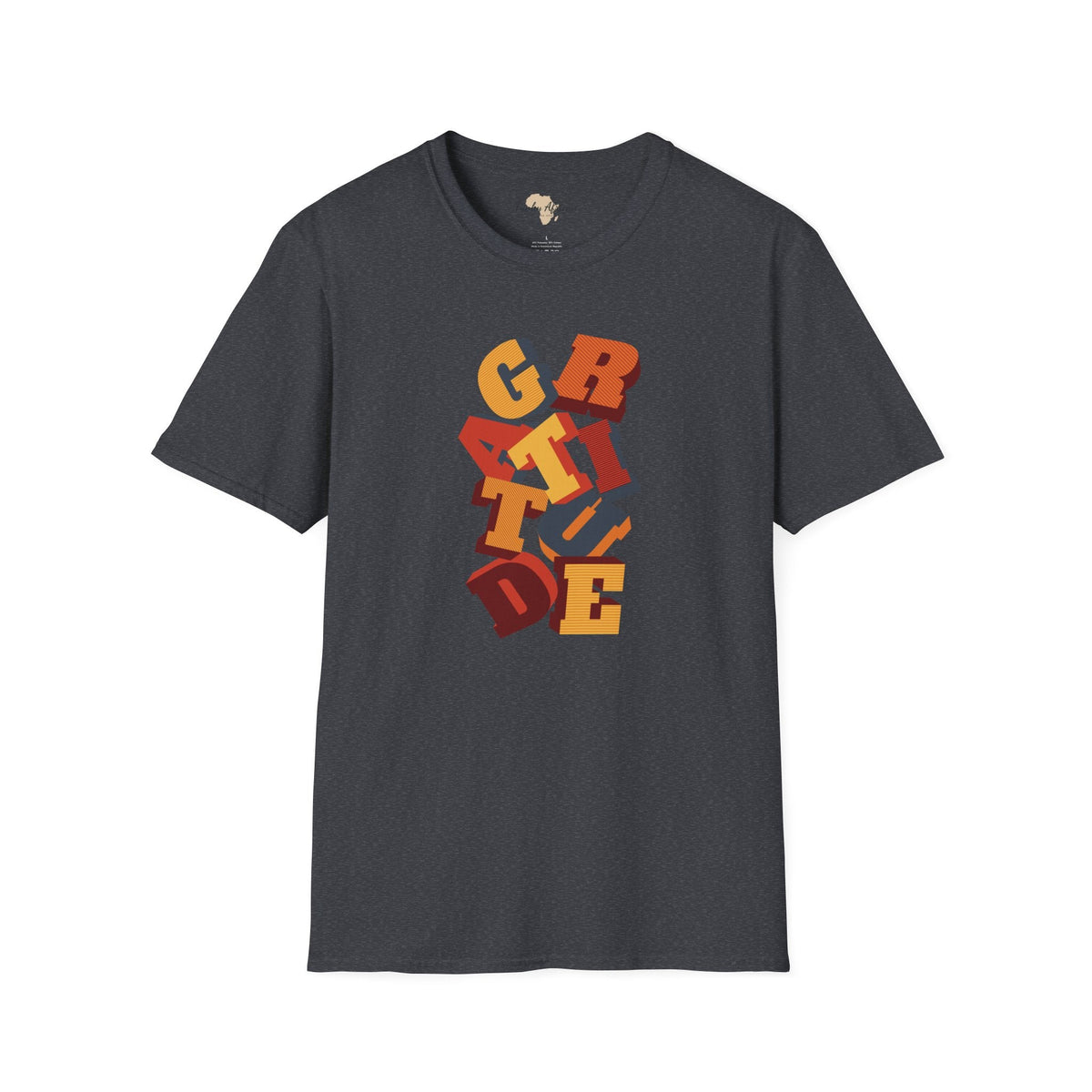Gratitude unisex softstyle tee Funky African