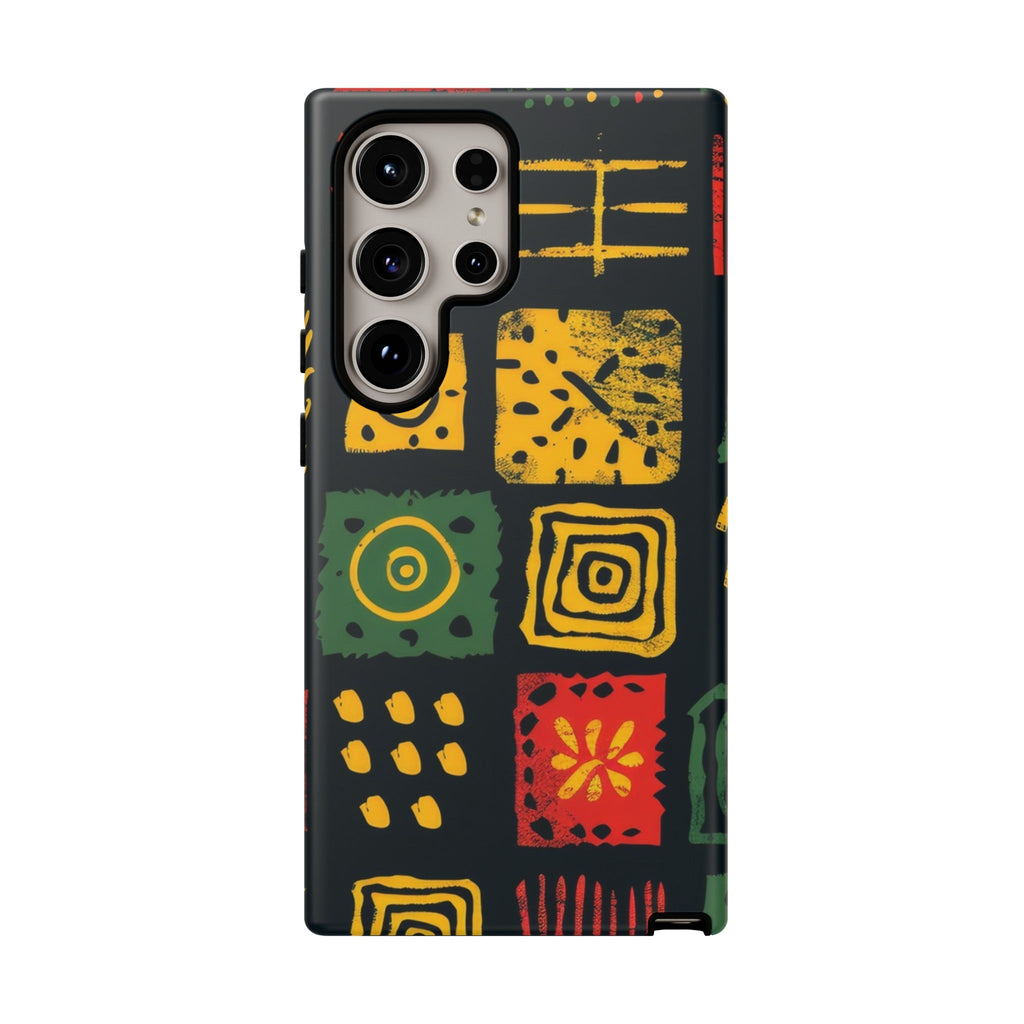 African Print Samsung Galaxy Tough Case Funky African