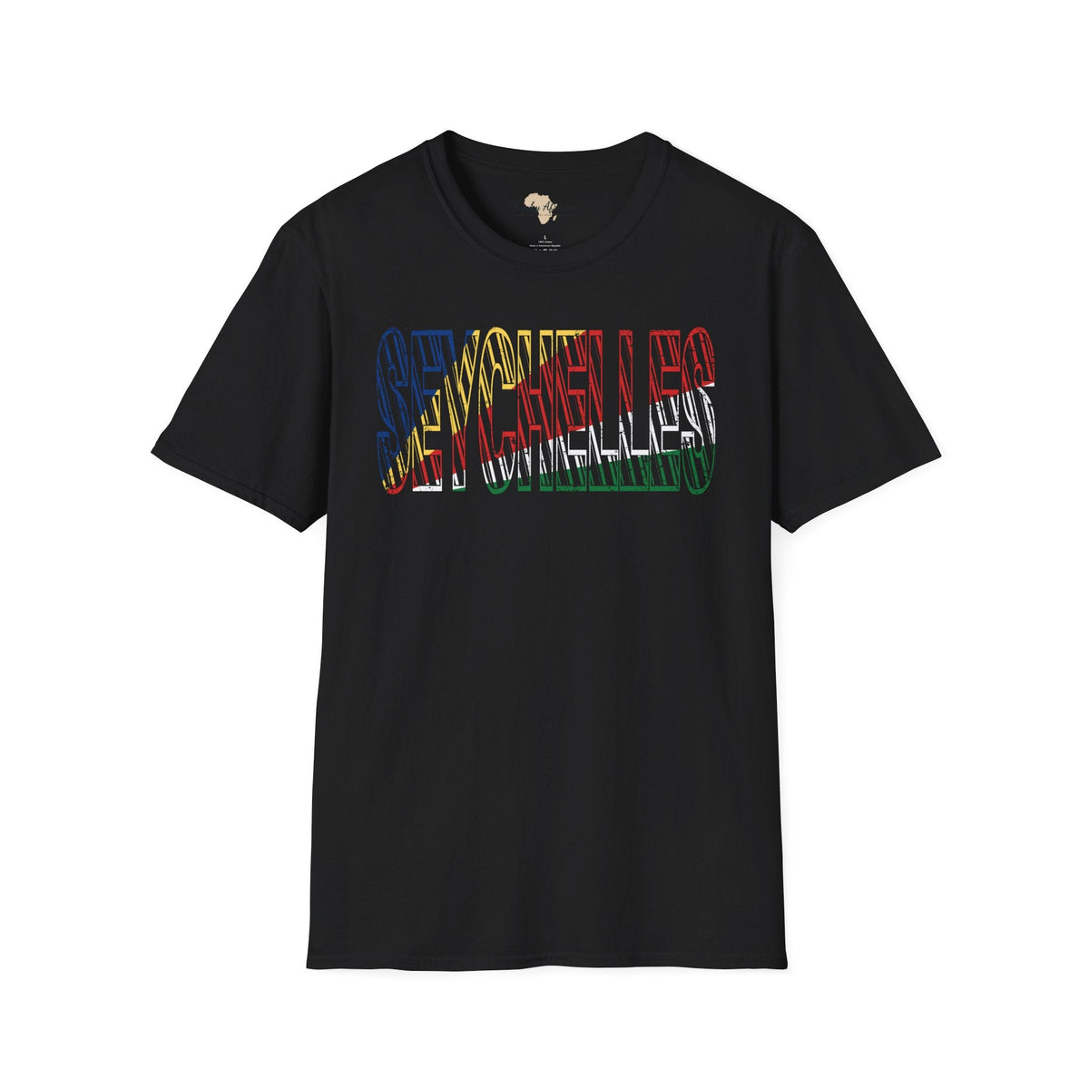 Seychelles text unisex softstyle tee Funky African