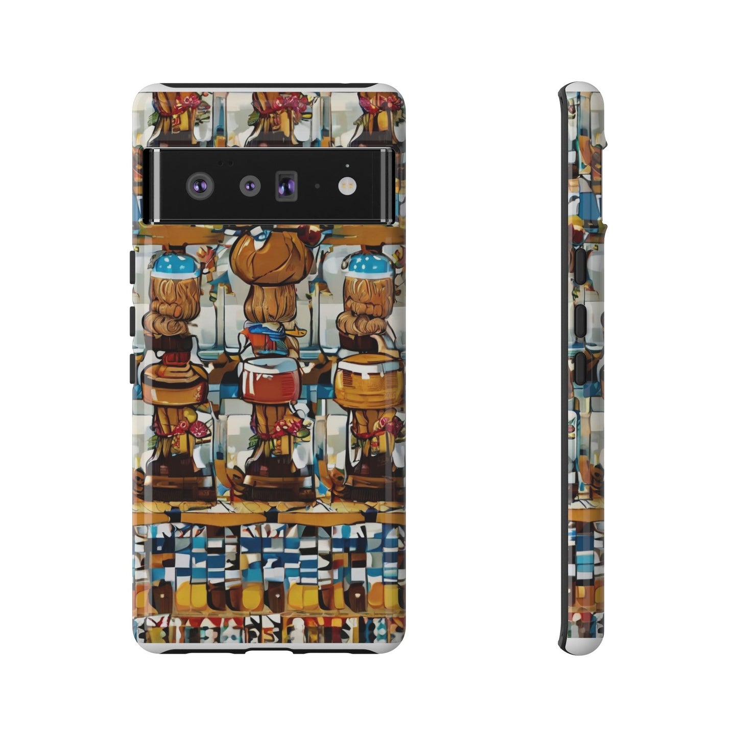 African Print Google Pixel Tough Cases Funky African