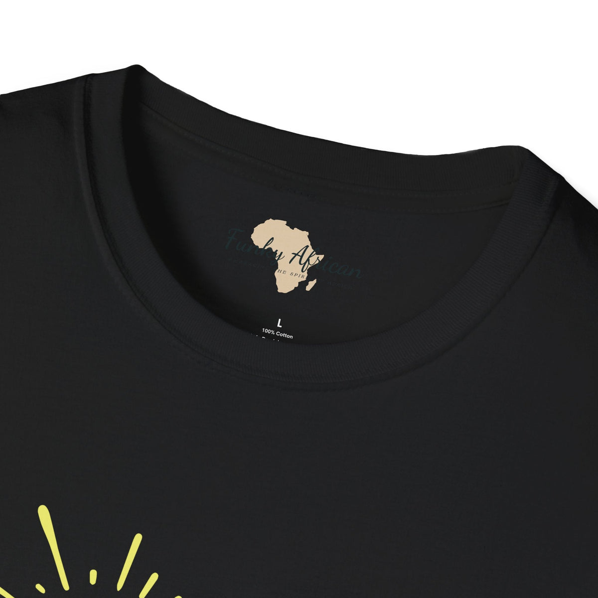 Black is beautiful unisex softstyle tee Funky African