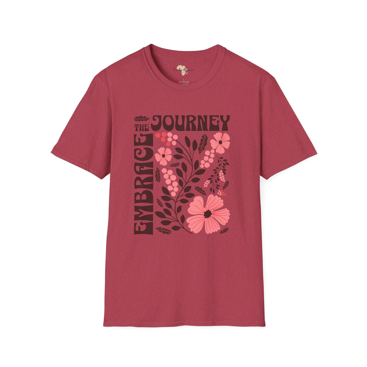 Embrace the journey unisex softstyle tee Funky African