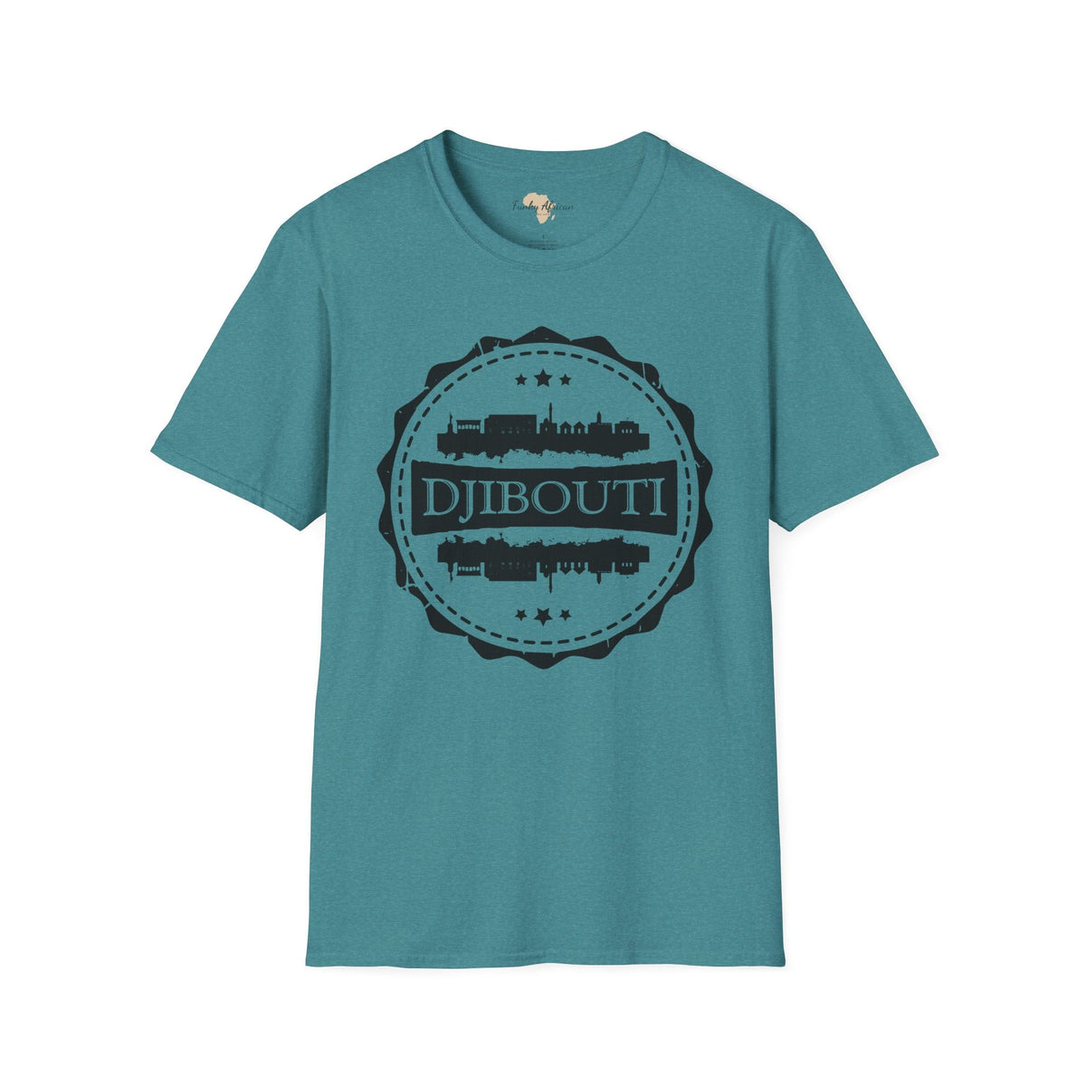 Djibouti Stamp unisex tee Funky African