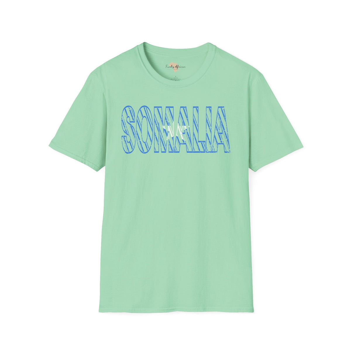 Somalia text unisex softstyle tee Funky African