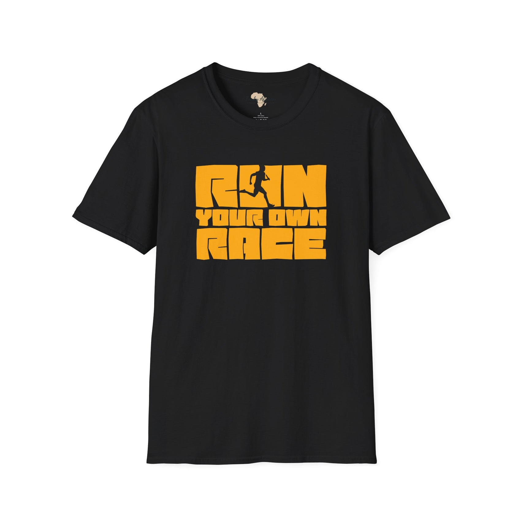 Run your own race unisex softstyle tee
