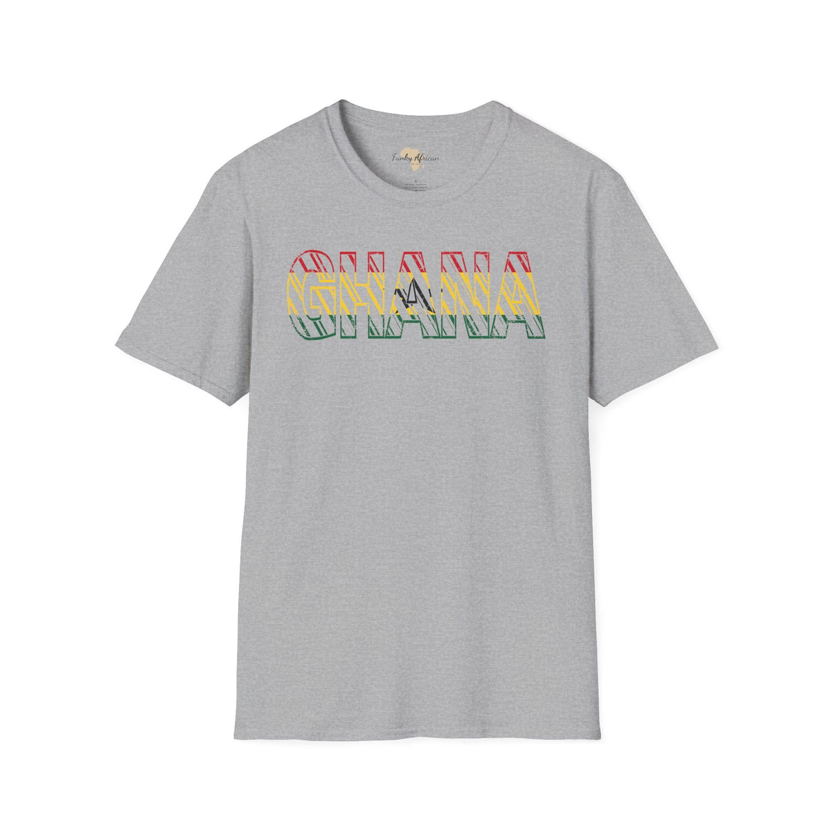 Ghana text unisex softstyle tee Funky African