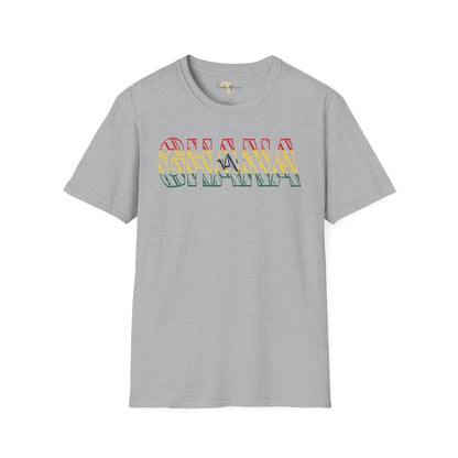 Ghana text unisex softstyle tee Funky African