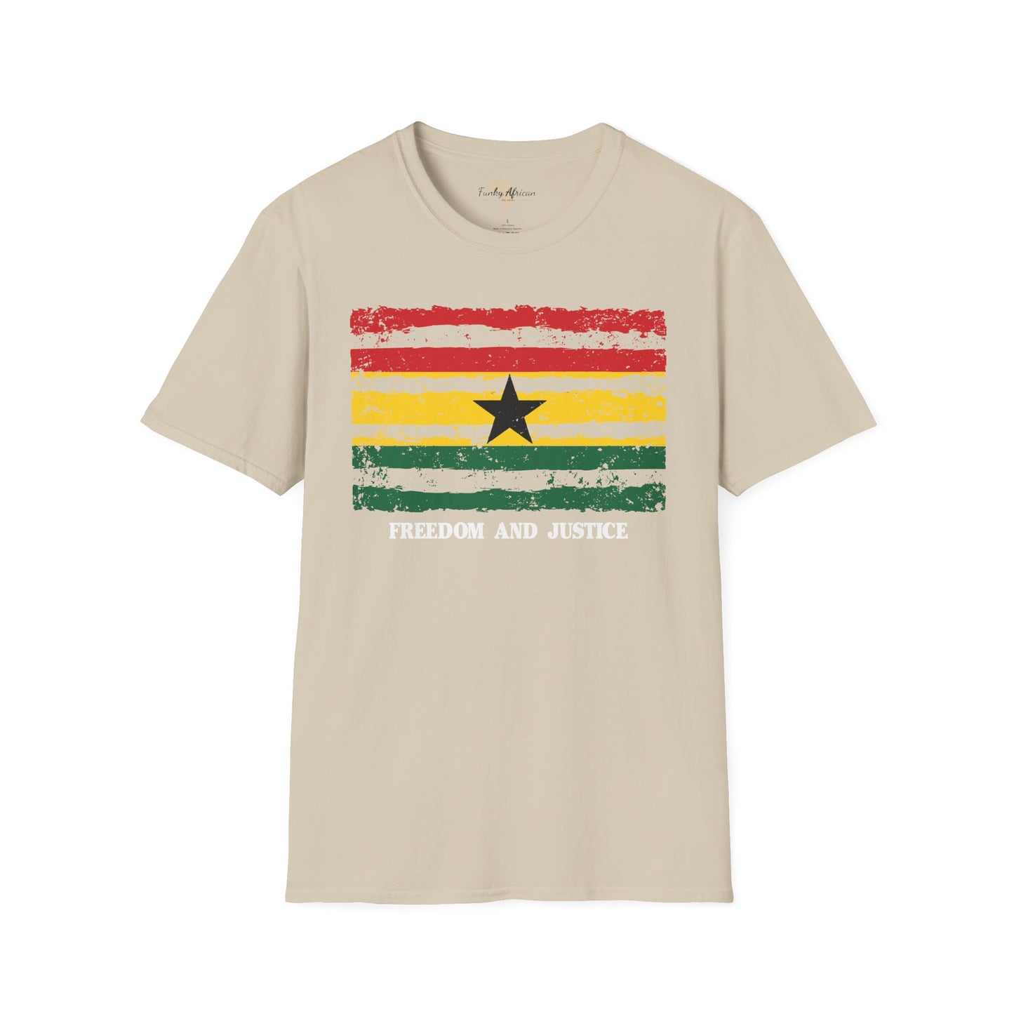 Ghana strip unisex softstyle tee