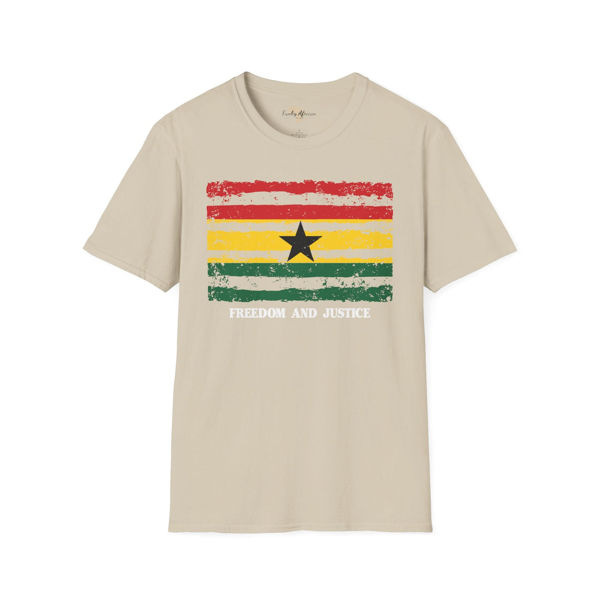 Ghana strip unisex softstyle tee Funky African