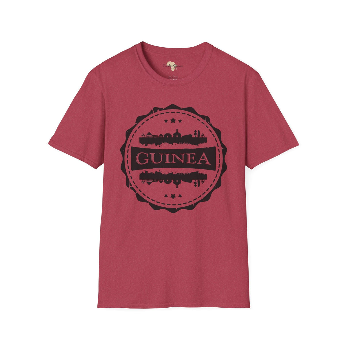 Guinean Stamp unisex tee Funky African