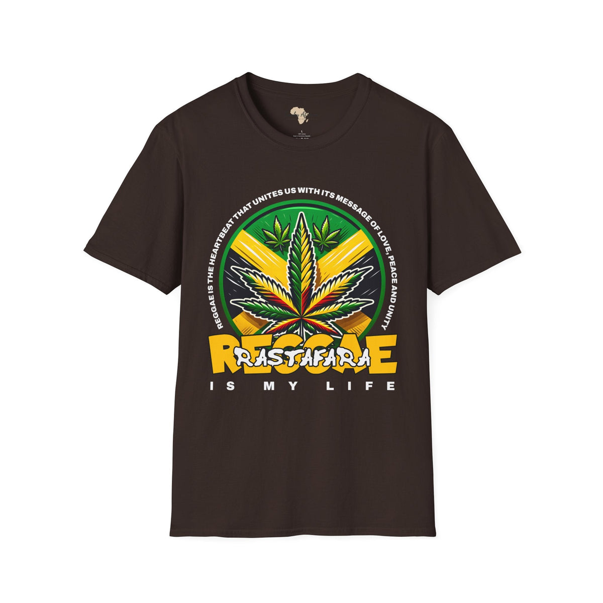 Reggae is my life  unisex tee Funky African