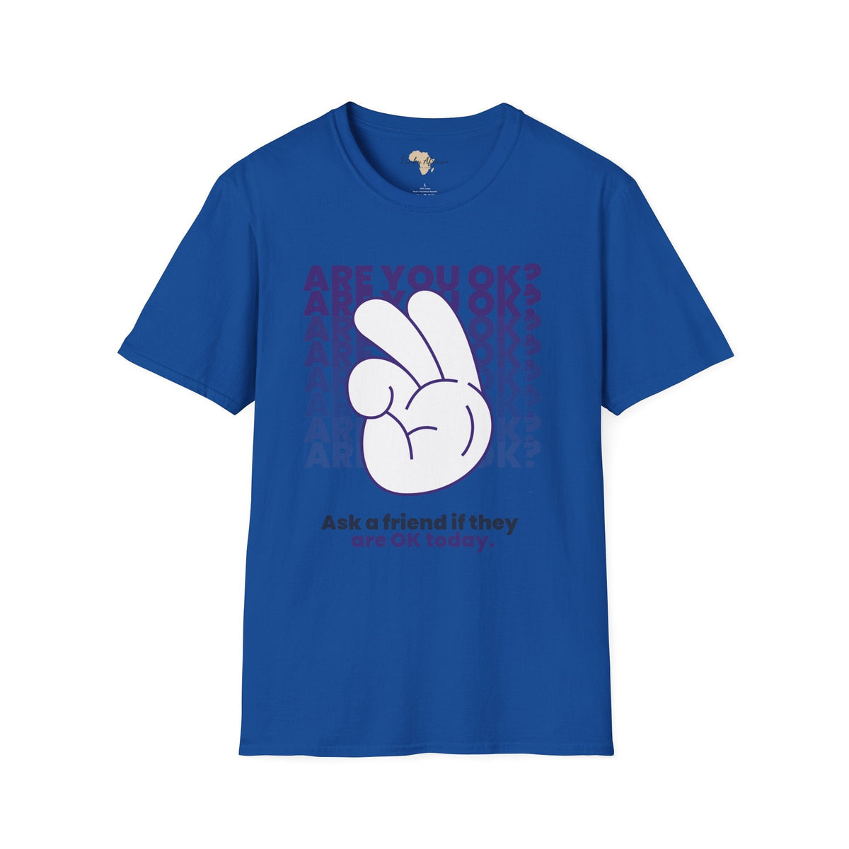 Are you ok unisex softstyle tee Funky African