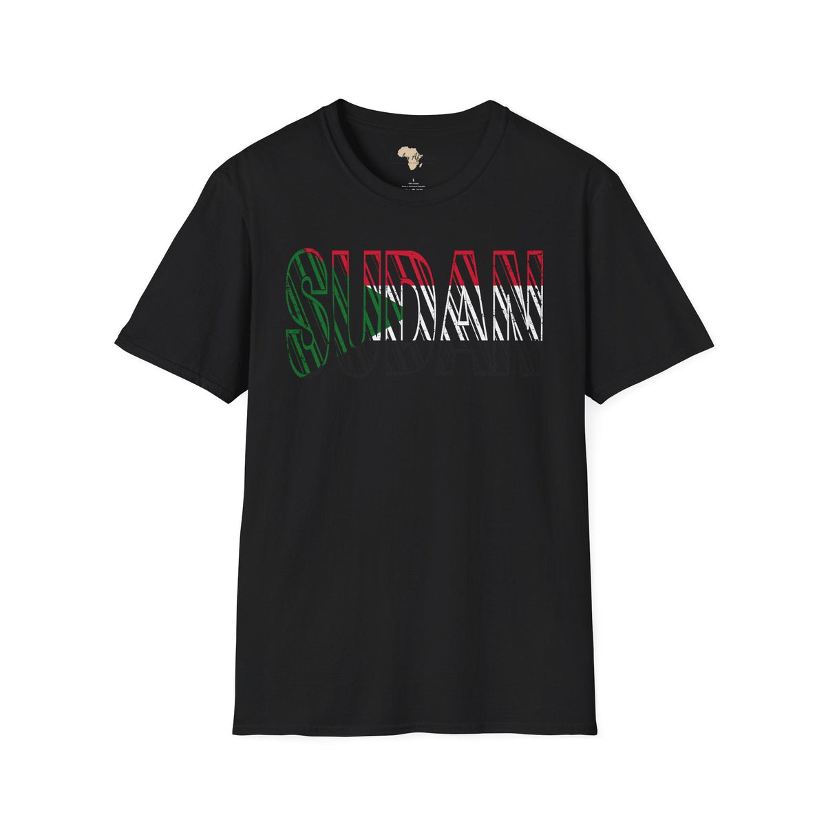 Sudan text unisex softstyle tee Funky African