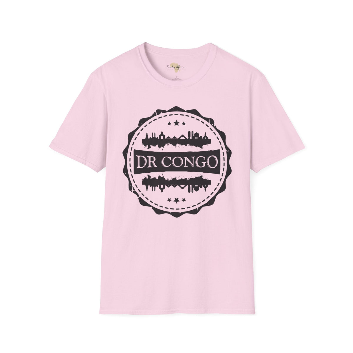 DR Congo Stamp unisex tee Funky African
