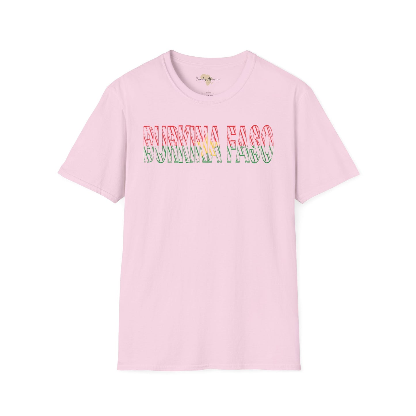 Burkina Faso text unisex softstyle tee