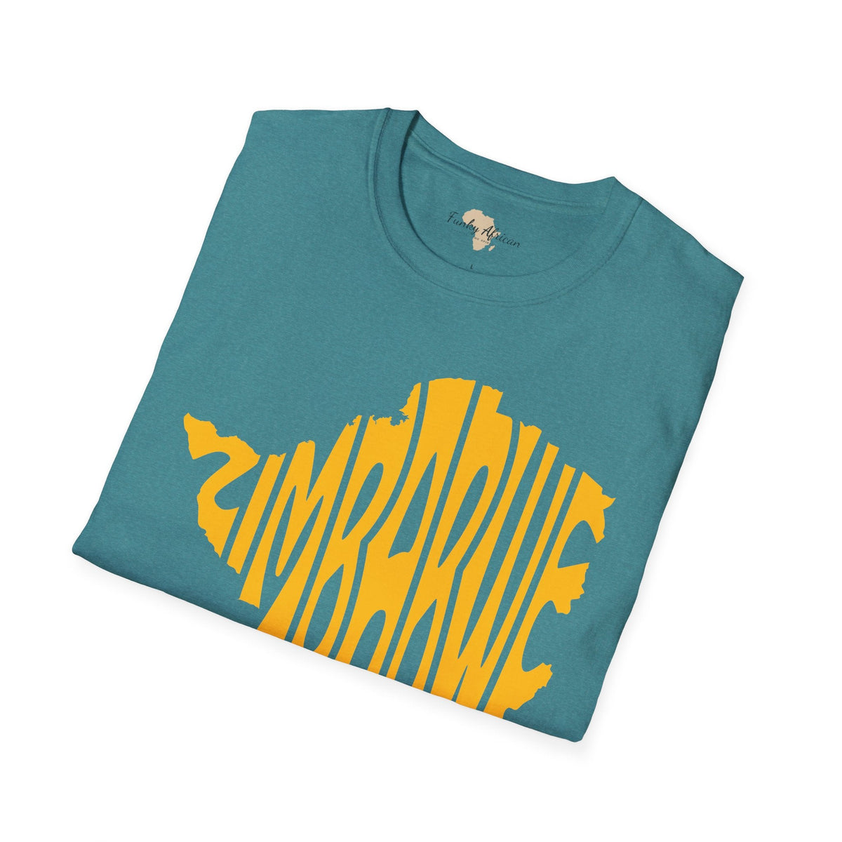 Zimbabwe cut unisex softstyle tee Funky African