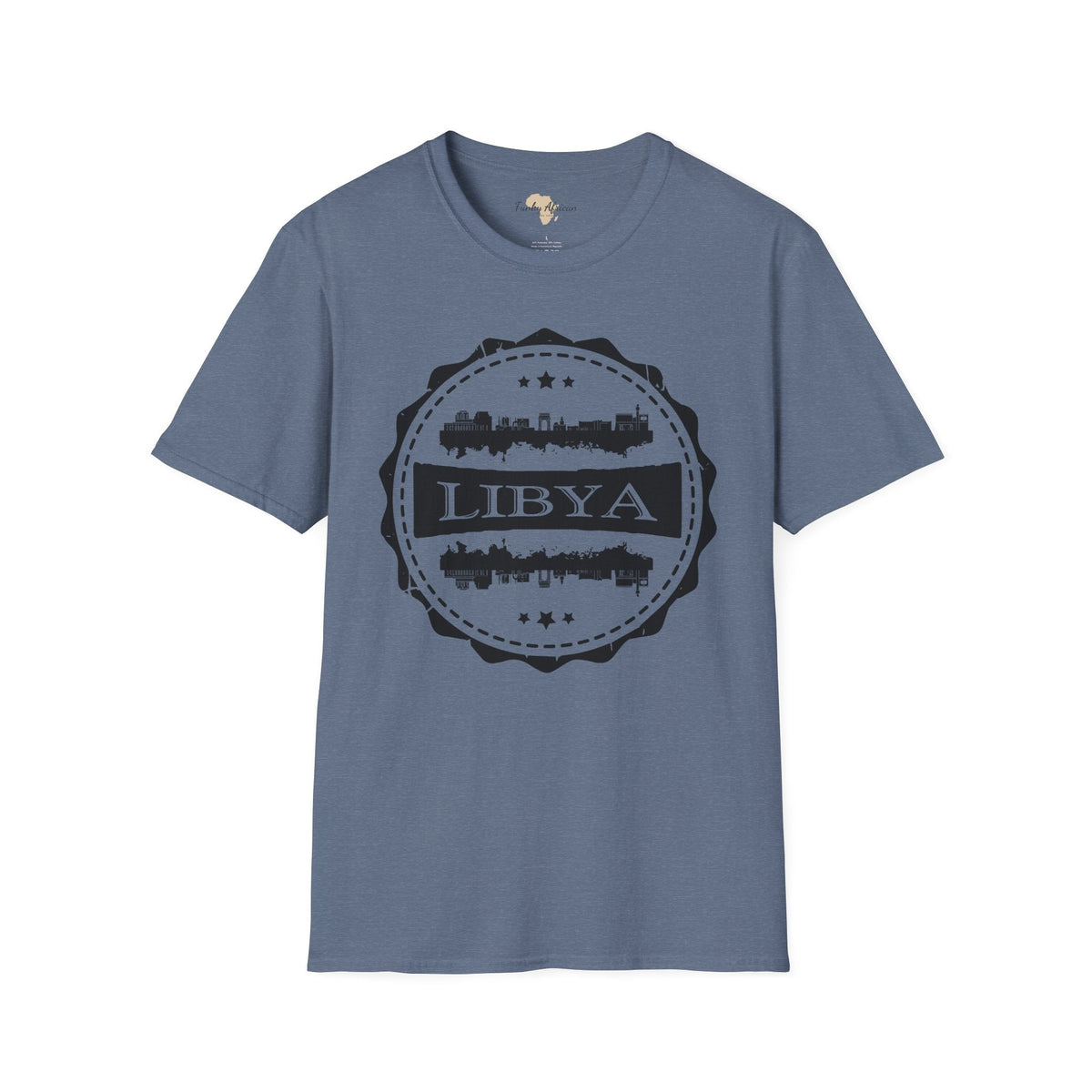 Libya Stamp unisex tee Funky African