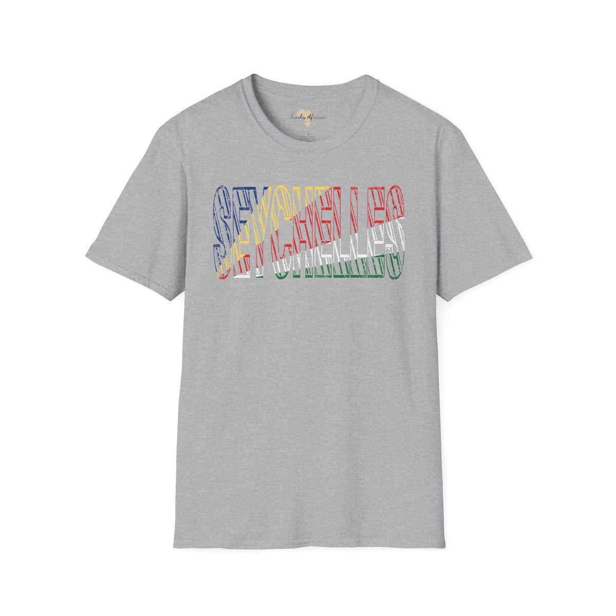 Seychelles text unisex softstyle tee Funky African