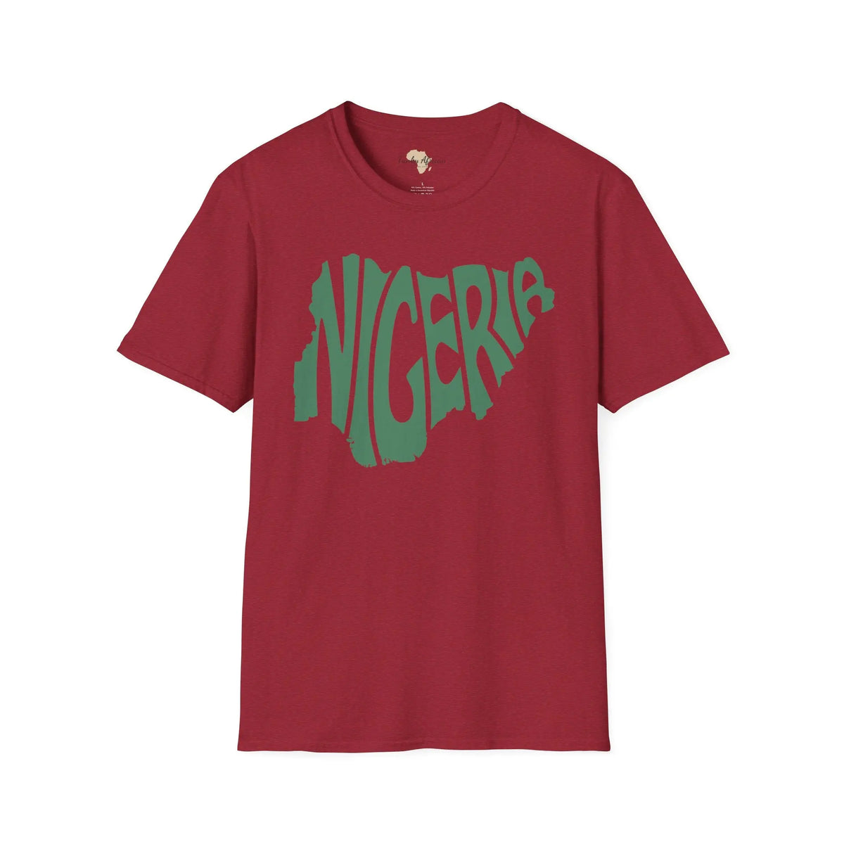 Nigeria cut unisex softstyle tee Funky African