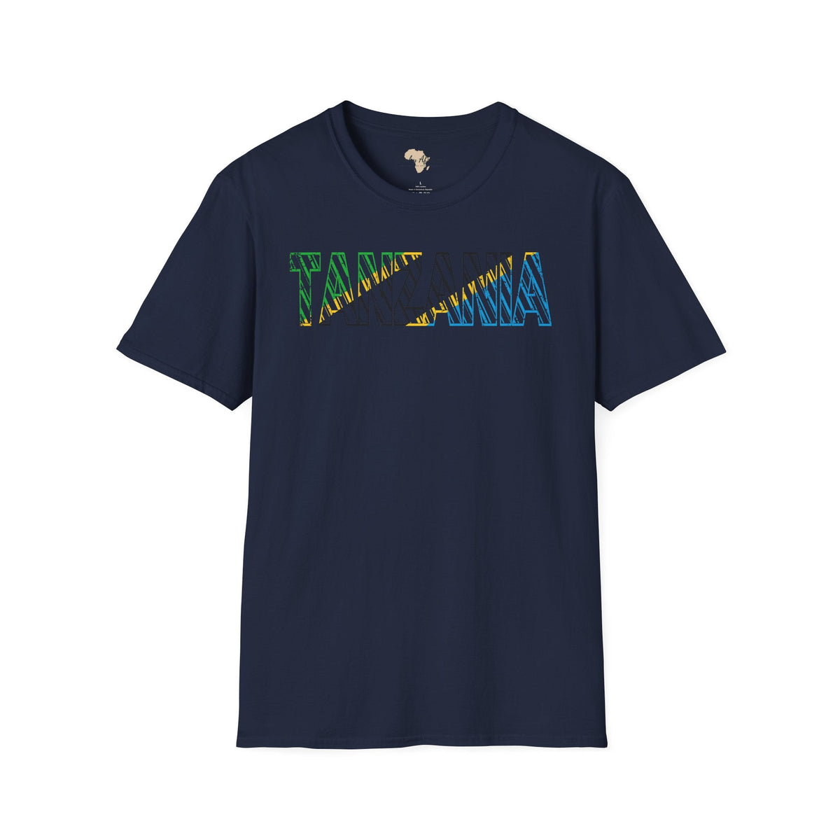 Tanzania text unisex softstyle tee Funky African