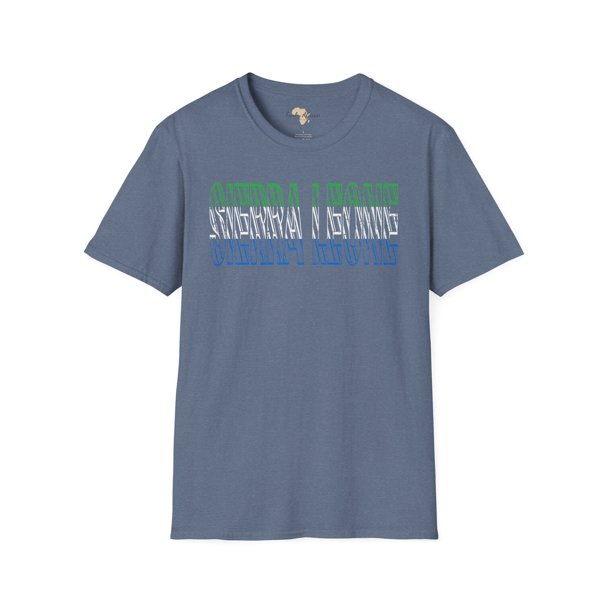 Sierra Leone text unisex softstyle tee Funky African