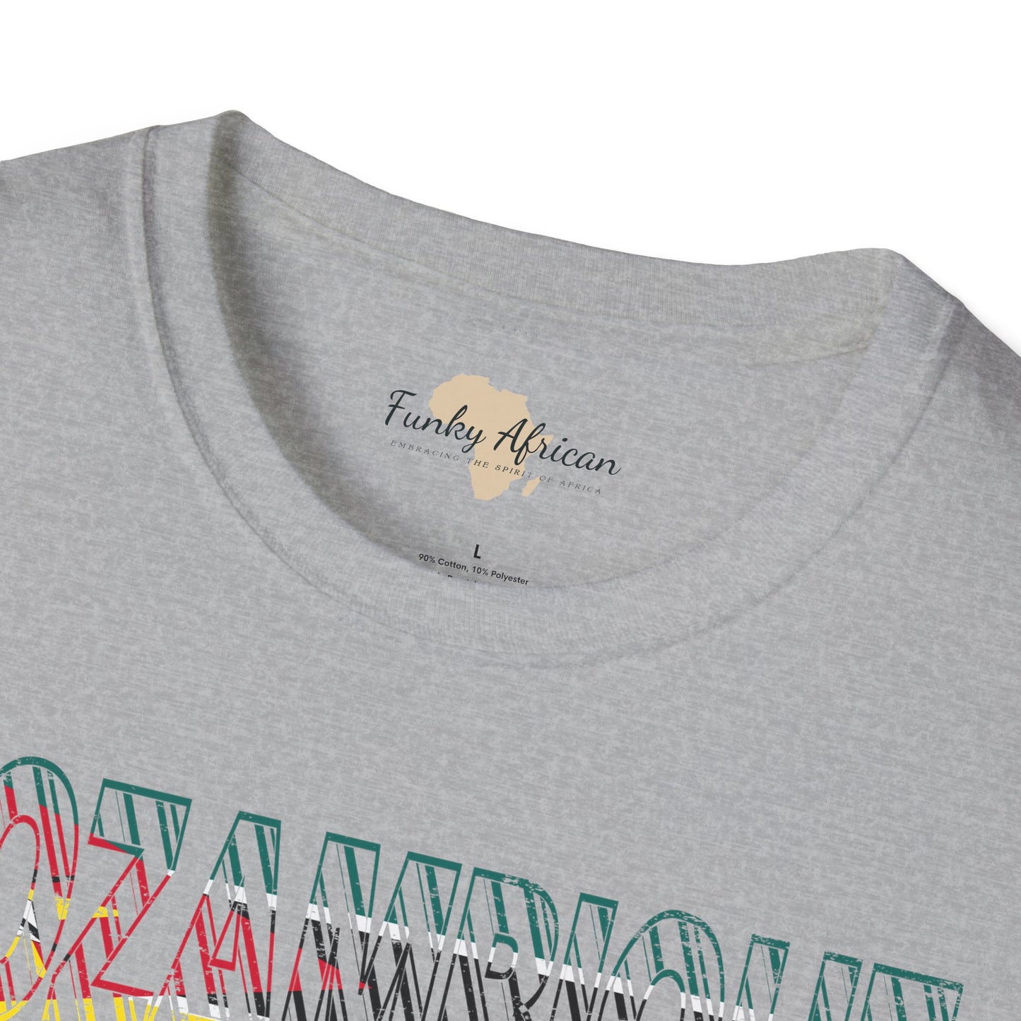 Mozambique text unisex softstyle tee