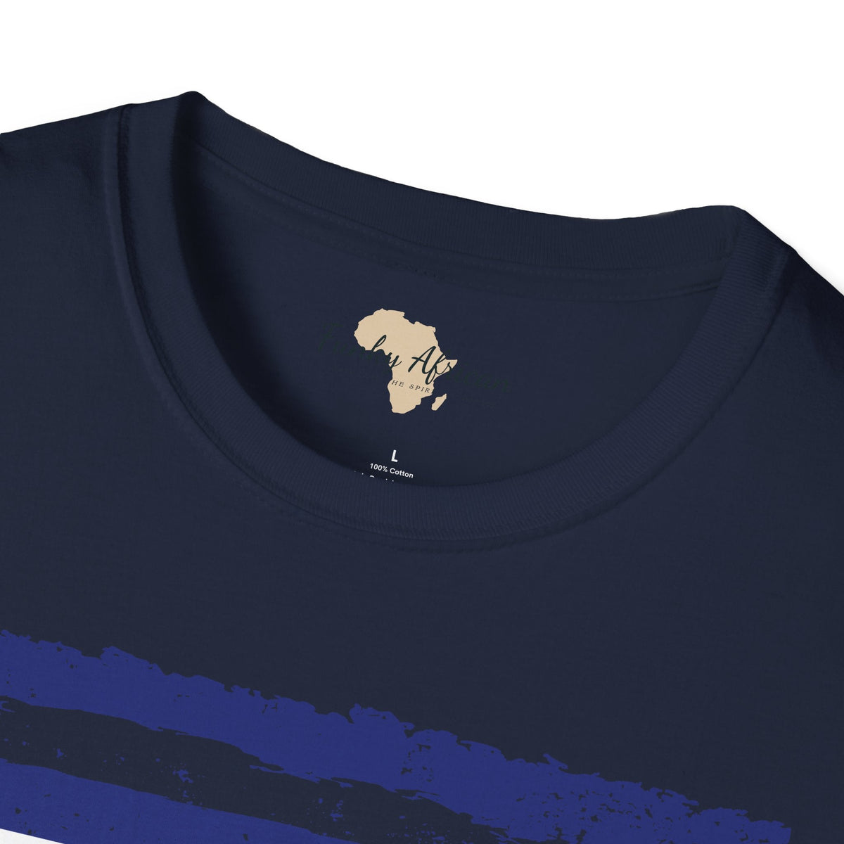 Lesotho strip unisex softstyle tee Funky African