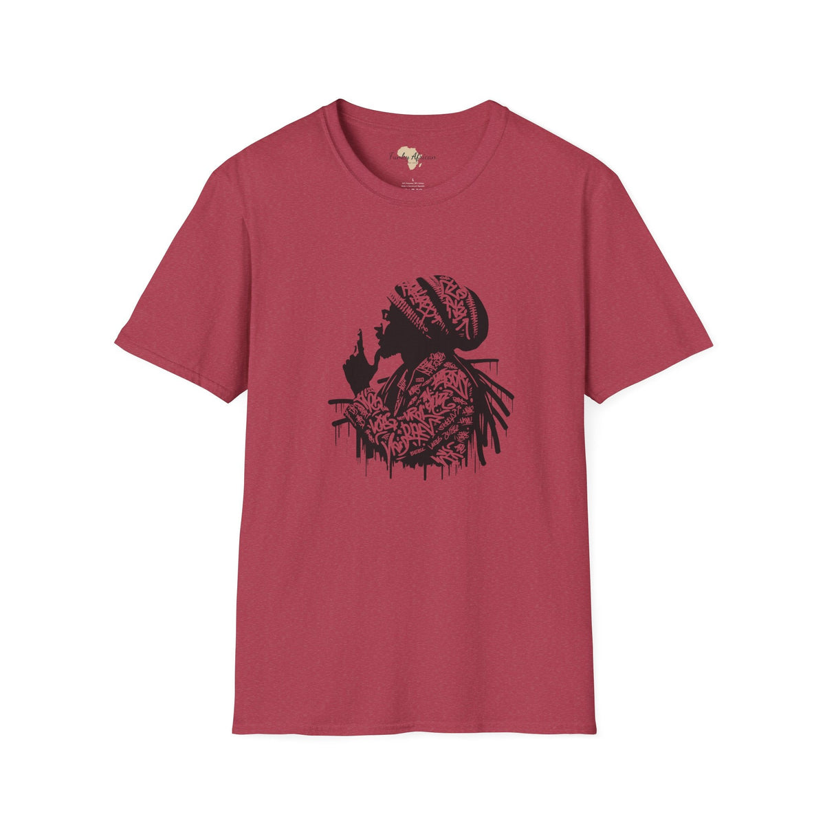 Natty graffiti unisex softstyle tee Funky African