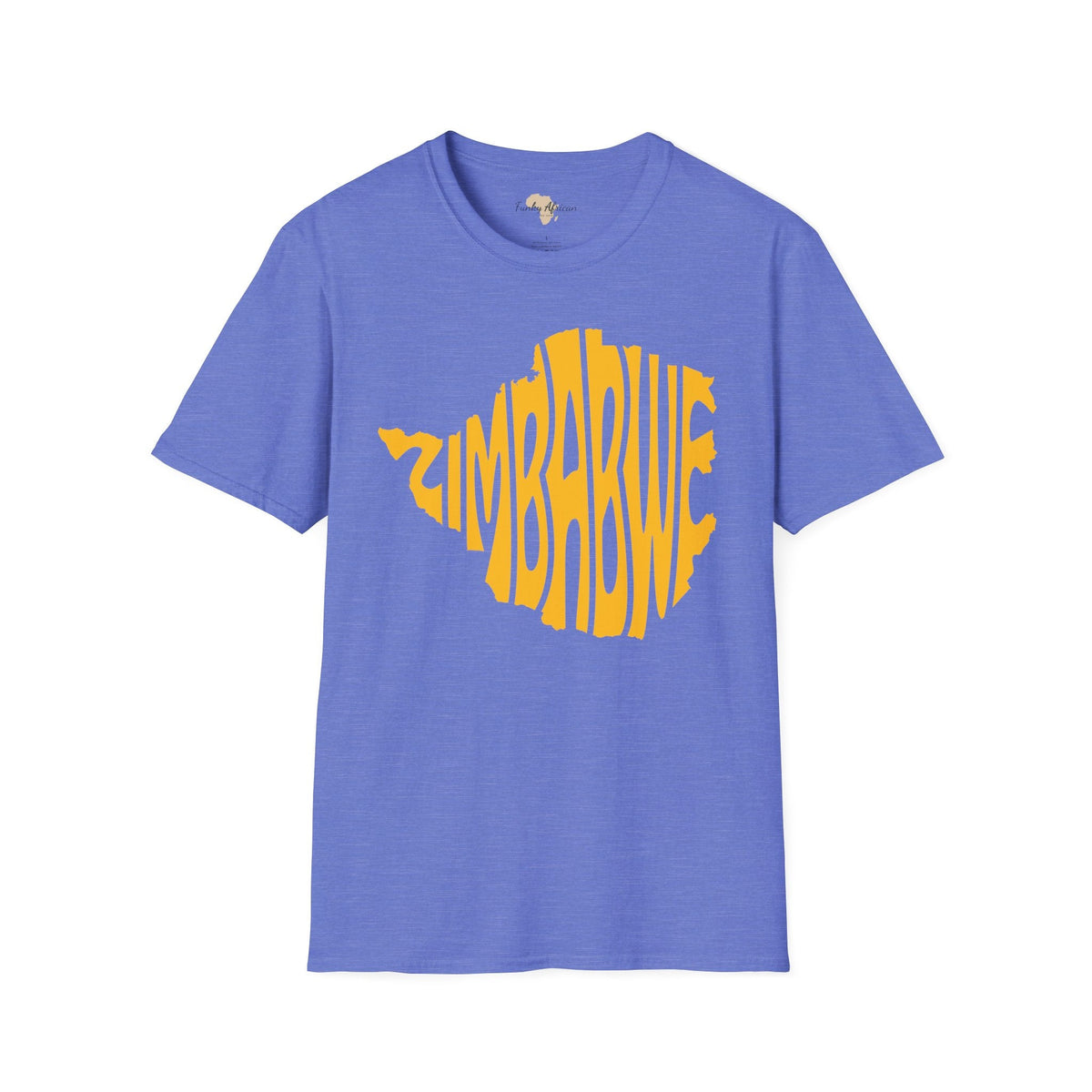 Zimbabwe cut unisex softstyle tee Funky African