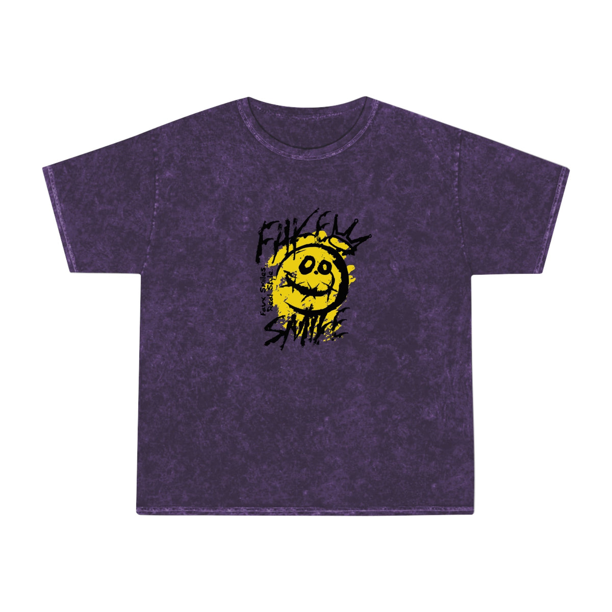 Fake smile unisex wash tee Funky African