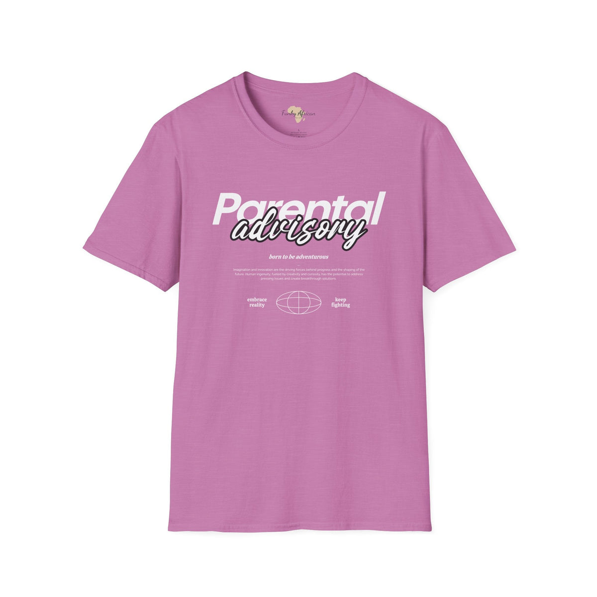 Parental Advisory unisex tee Funky African